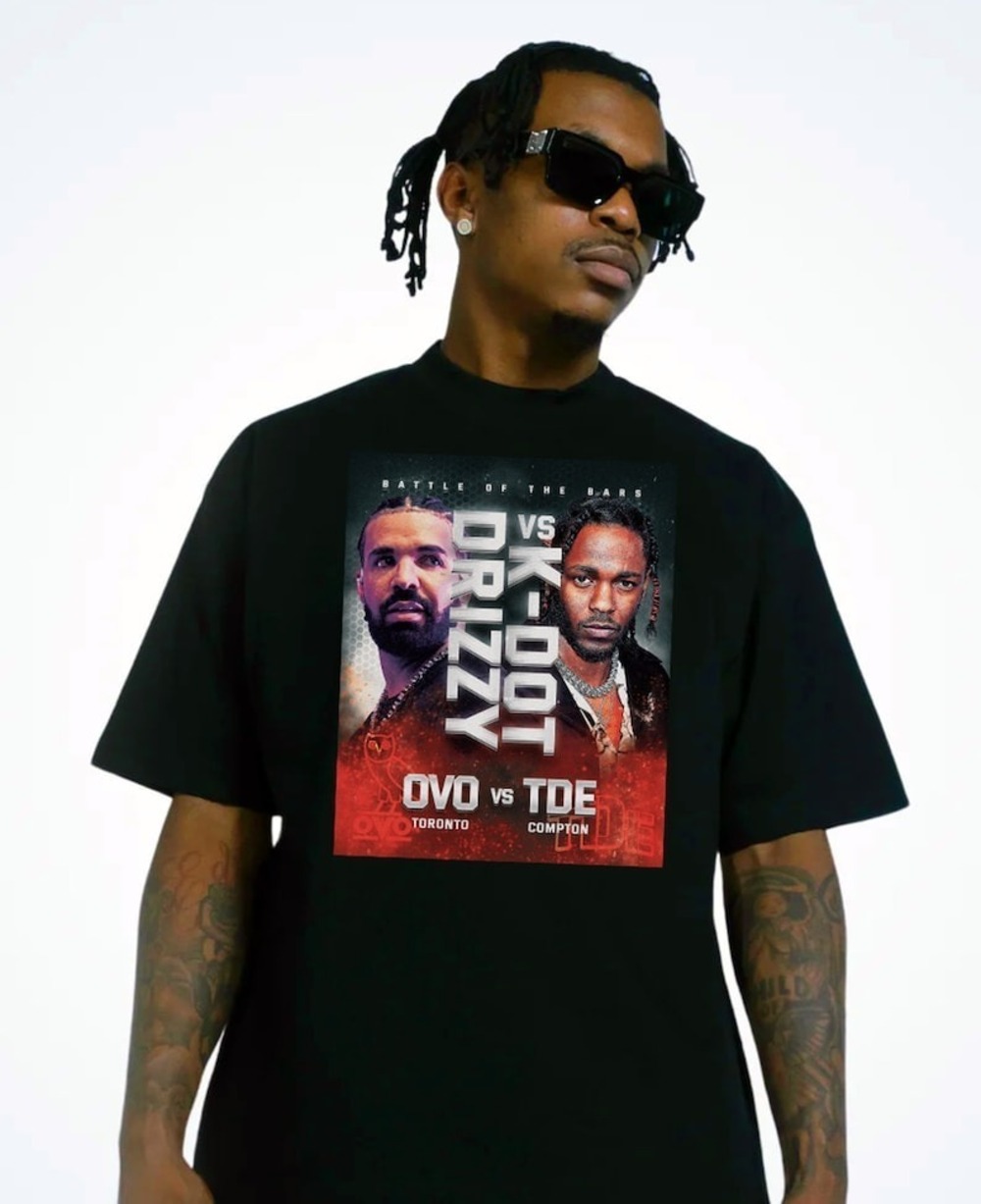 Drake VS Kendrick Shirt Drizzy Kdot PPV Event Tee